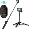 TELESIN Bluetooth Remote Control Selfie Stick All-In-One Wide Compat