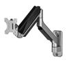 Brateck LDA39-1112 17"-35" Heavy-Duty Gas Spring Monitor Wall Mount, Vesa 100x100,75x75, Max Load 15 KG, Dark Grey.