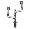 iCAN 15"-32" Vertical Dual-Monitor Steel Articulating Monitor Mount | Gas Spring | Vesa 100x100,75x75 | Max Load 8KG Per  | ...