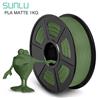 Sunlu 1.75mm, 1kg/spool, PLA Matte (Olive Green)