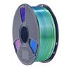 Filament PLA+ tricolore Sunlu Silk, bleu, vert, violet