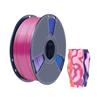 Filament PLA+ tricolore Sunlu Silk, rouge, jaune, vert