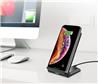 Choetech 10W Dual-Coil Fast Wireless Charging Stand, Dual Coils(Open Box)