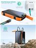 Choetech 20000mAh 45W Solar Wireless Power Bank, 4 Outputs + 2 Inputs