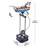 Puzzle 3D en bois à monter soi-même avec pendule Ocean Fisher ROKR MCD02
