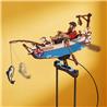 Puzzle 3D en bois à monter soi-même avec pendule Ocean Fisher ROKR MCD02