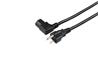 iCAN Left Angle External Computer Power Cable/Cord 18AWG, 10FT