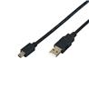 iCAN USB 2.0 Type-A Male to Mini B Male Cable, 5V/0.5A, 3ft