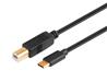 iCAN USB 2.0 Type-C Male to Type-B Male Cable, 240W, 10ft
