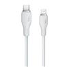 Câble de charge rapide Baseus Pudding Series USB Type-C vers IP 20 W, 1,2 m, blanc stellaire