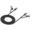 Câble USB Type-C vers Type-C multifonctionnel Choetech, 1,2 m (4 pi)