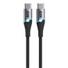 iCAN USB 2.0 Type-C Male to Type-C Male Cable, 60W, 3ft