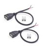 Câble USB 2.0 Type-A vers embout libre avec connecteur 2 positions