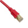 iCAN CAT6A Ethernet Patch Cable,10Gbps, 3FT, Red