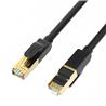 Câble Ethernet iCAN CAT8 Premium, S/FTP, 40 Gbit/s, 2 000 MHz, 30 cm, noir
