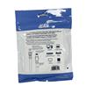 Câble Ethernet plat blindé iCAN CAT8, 40 Gbit/s, STP, 3 m, blanc