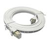 Câble Ethernet plat blindé iCAN CAT8, 40 Gbit/s, STP, 3 m, blanc
