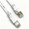 Câble Ethernet plat blindé iCAN CAT8, 40 Gbit/s, STP, 15 m, blanc