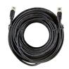 iCAN CAT7 Ethernet Patch Cable, High Speed 10Gbps 600MHz, Double Shielded S/FTP 26AWG, Gold Plated, 50FT, Black
