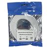 Câble Ethernet plat blindé iCAN CAT8, 40 Gbit/s, STP, 3 m, blanc