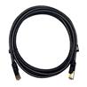 iCAN CAT7 Braided Ethernet Cable, 10Gbps 600Mhz, SSTP 26AWG, 10FT