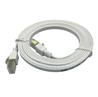 Câble Ethernet plat blindé iCAN CAT7, 10 Gbit/s, STP, 3 m, blanc