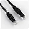 iCAN CAT6A Super Slim Ethernet Cable, 10Gbps 550MHz, 28AWG 25FT, Black