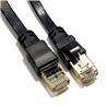 iCAN CAT8 Flat Shielded Ethernet Cable, 40Gbps, STP, 15FT, Black