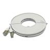 Câble Ethernet plat blindé iCAN CAT7, 10 Gbit/s, STP, 35 pieds, blanc