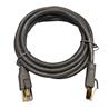 iCAN CAT7 Ethernet Patch Cable, High Speed 10Gbps 600MHz, Double Shielded S/FTP 26AWG, Gold Plated, 6FT, Grey