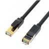 iCAN CAT7 Ethernet Cable,10Gbps 600MHz, SSTP, Gold Plated, 3FT, Black