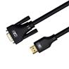iCAN HDMI to VGA, Male to Male, Gold Plated, 15FT, Black