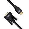 iCAN HDMI to VGA, Male to Male, Gold Plated, 15FT, Black