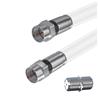 Câble coaxial TV iCAN RG6, mâle vers mâle, 10 pieds