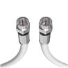 Câble coaxial TV iCAN RG6, mâle vers mâle, 50 pieds