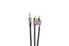 iCAN 3.5mm Male to 2RCA Male Cable, 6FT