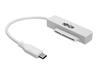Tripp Lite USB 3.1 Gen 1 (5 Gbps) USB-C to SATA III Adapter Cable with UASP, 2.5 in. SATA Hard Drives, Thunderbolt 3 Compatible