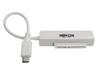 Tripp Lite USB 3.1 Gen 1 (5 Gbps) USB-C to SATA III Adapter Cable with UASP, 2.5 in. SATA Hard Drives, Thunderbolt 3 Compatible