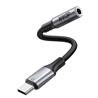 iCAN Premium Type-C Male to 3.5mm Audio Female Adapter, Black