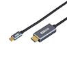 iCAN USB Type-C to HDMI Cable, 4K@60Hz, Aluminum Shell, 6ft, Black