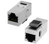 iCAN CAT7 Coupler RJ45 Shielded Keystone Coupler, Female to Female, Black