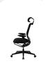 GTCHAIR Neoseat Office Chair, 4D Paddle Shift Control Arms, N7 Mesh Headrest, 350mm Black Nylon Base, 55mm Black Castors, Black