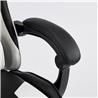 iCAN G-0847BW Ergonomic Gaming Chair Black‌-and-White