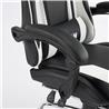 iCAN G-0847BW Ergonomic Gaming Chair Black‌-and-White