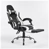 iCAN G-0847BW Ergonomic Gaming Chair Black‌-and-White