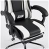 iCAN G-0847BW Ergonomic Gaming Chair Black‌-and-White