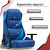 iCAN 9891 Fauteuil Gaming en Cuir PU, Bleu