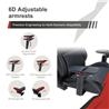 iCAN 97031 PU Leather 6D Armrest Gaming Chair,Black