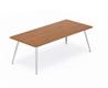 Sunon EN75-2.240110 Long Meeting Table with Round Aluminum Base