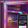 iCAN Smart LED RGB+IC 16.4ft Strip Lights, Music Sync, APP Control.